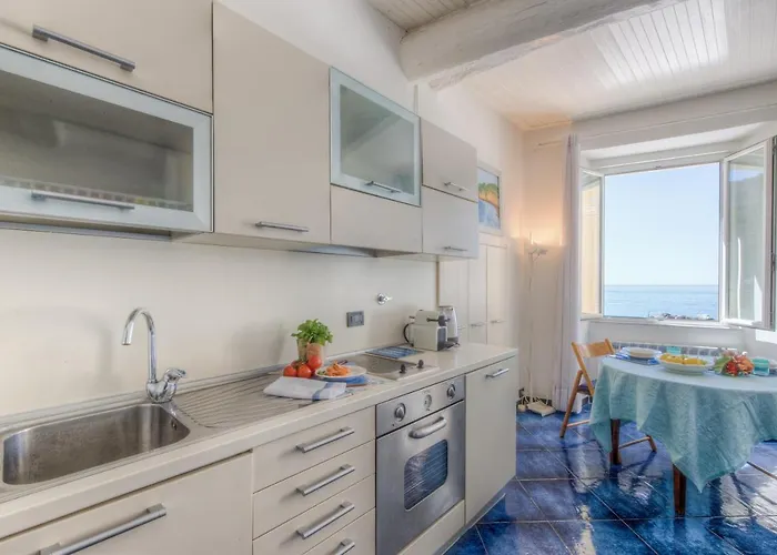 House Nel Cuore Con Vista Mare Camogli